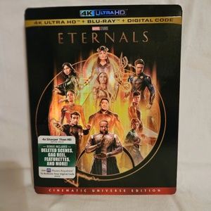 Marvel Studios ETERNALS 4K Ultra HD + Blu Ray + Digital Code